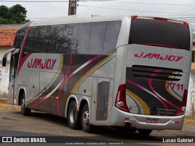 Viação Jam Joy 7711 na cidade de Teresina, Piauí, Brasil, por Lucas Gabriel. Número da foto: #8307429.