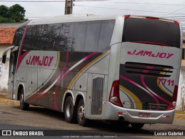 Viação Jam Joy 7711 na cidade de Teresina, Piauí, Brasil, por Lucas Gabriel. ID da foto: 8307429.