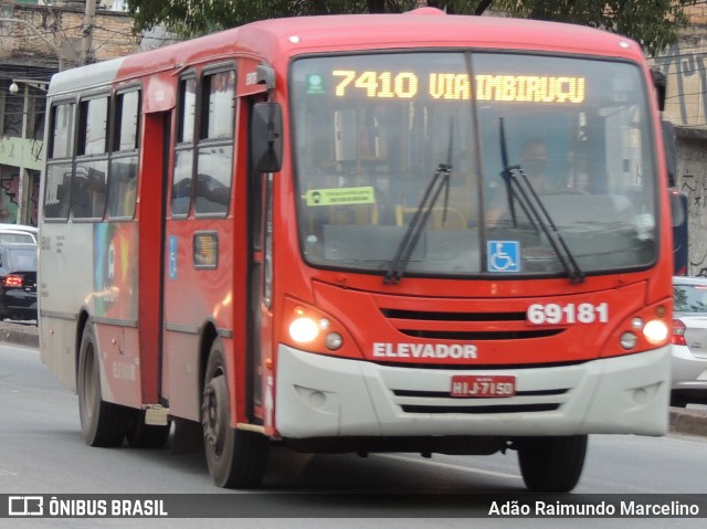 Viação Santa Edwiges 69181 na cidade de Belo Horizonte, Minas Gerais, Brasil, por Adão Raimundo Marcelino. ID da foto: 8308752.