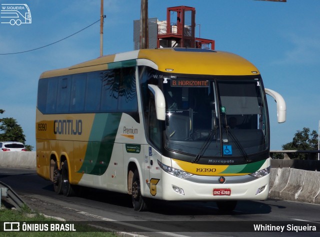 Empresa Gontijo de Transportes 19390 na cidade de Vitória, Espírito Santo, Brasil, por Whitiney Siqueira. ID da foto: 8311010.