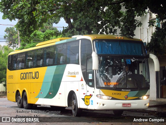 Empresa Gontijo de Transportes 17170 na cidade de Pirapora, Minas Gerais, Brasil, por Andrew Campos. ID da foto: 8312212.