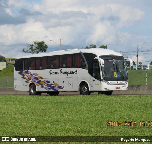 Trans Pompiani 5737 na cidade de São José dos Campos, São Paulo, Brasil, por Rogerio Marques. ID da foto: 8310174.