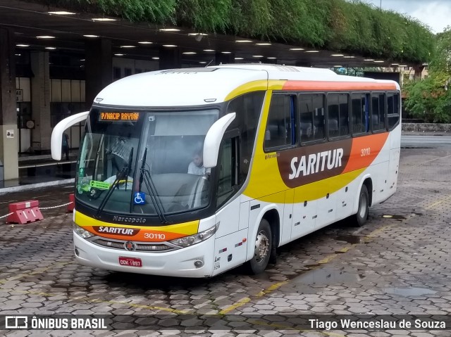 Saritur - Santa Rita Transporte Urbano e Rodoviário 30110 na cidade de Belo Horizonte, Minas Gerais, Brasil, por Tiago Wenceslau de Souza. Número da foto: #8312149.