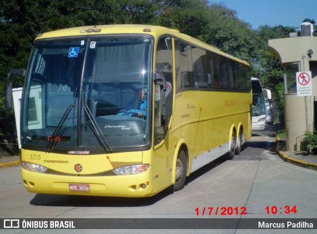 Viação Itapemirim 5515 na cidade de São Paulo, São Paulo, Brasil, por Marcus Padilha. ID da foto: 8310013.