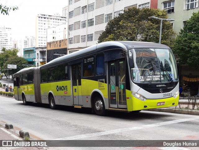 SM Transportes 20482 na cidade de Belo Horizonte, Minas Gerais, Brasil, por Douglas Hunas. ID da foto: 8309040.