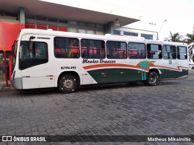 Viação Montes Brancos RJ 196.095 na cidade de Araruama, Rio de Janeiro, Brasil, por Matheus Mikaimitis . ID da foto: 8309218.