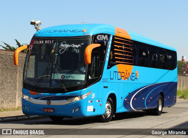 Litorânea Transportes Coletivos 5687 na cidade de São Paulo, São Paulo, Brasil, por George Miranda. Número da foto: #8313570.