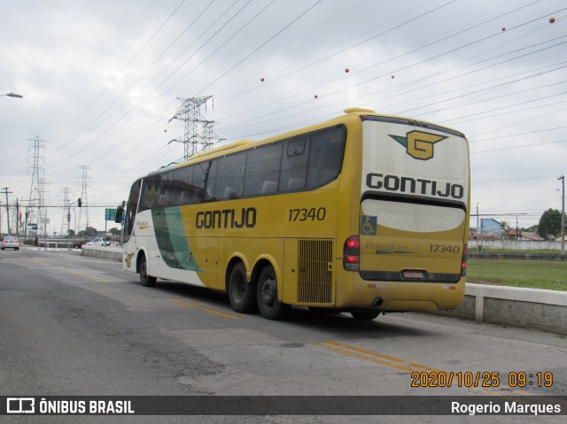 Empresa Gontijo de Transportes 17340 na cidade de São José dos Campos, São Paulo, Brasil, por Rogerio Marques. ID da foto: 8312863.