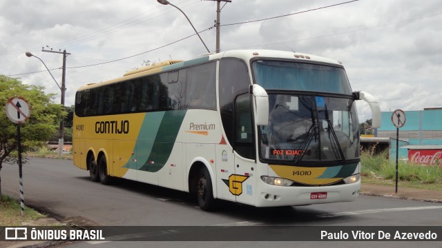 Empresa Gontijo de Transportes 14010 na cidade de Araxá, Minas Gerais, Brasil, por Paulo Vitor De Azevedo. Número da foto: #8314252.