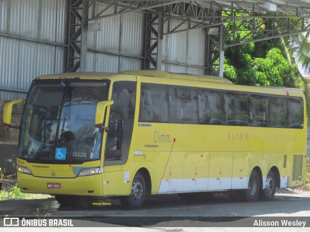 Viação Itapemirim 9547 na cidade de Fortaleza, Ceará, Brasil, por Alisson Wesley. Número da foto: #8313409.