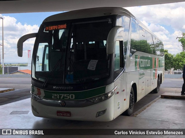 Empresa Gontijo de Transportes 21750 na cidade de Marília, São Paulo, Brasil, por Carlos Vinicius Estevão Menezes. ID da foto: 8315082.