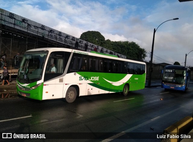 Viação São José RJ 200.019 na cidade de Rio de Janeiro, Rio de Janeiro, Brasil, por Luiz Fabio Silva. Número da foto: #8314991.