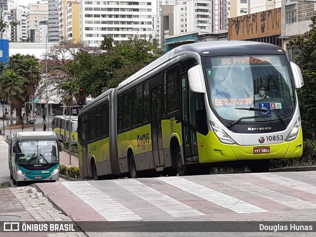 Viação Jardins 10853 na cidade de Belo Horizonte, Minas Gerais, Brasil, por Douglas Hunas. ID da foto: 8313321.