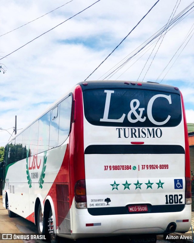 L&C Turismo 1802 na cidade de Pompéu, Minas Gerais, Brasil, por Ailton Alves. Número da foto: #8314936.