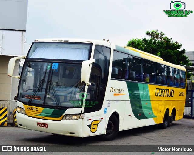 Empresa Gontijo de Transportes 20150 na cidade de Rio de Janeiro, Rio de Janeiro, Brasil, por Victor Henrique. ID da foto: 8318038.