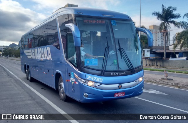 Viação Águia Branca 24760 na cidade de Cariacica, Espírito Santo, Brasil, por Everton Costa Goltara. Número da foto: #8316025.