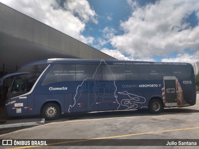 Viação Cometa 17215 na cidade de Mogi das Cruzes, São Paulo, Brasil, por Julio Santana. ID da foto: 8315620.