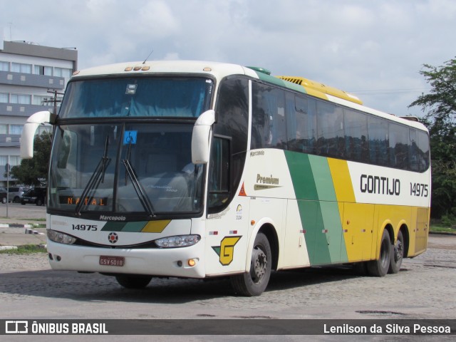 Empresa Gontijo de Transportes 14975 na cidade de Caruaru, Pernambuco, Brasil, por Lenilson da Silva Pessoa. ID da foto: 8317600.