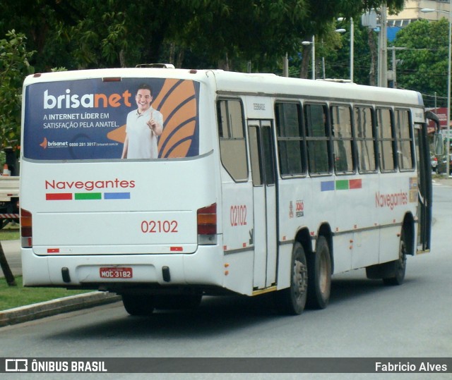 Consórcio Navegantes - 02 > Viação São Jorge > Transurb Transporte Urbano 02102 na cidade de João Pessoa, Paraíba, Brasil, por Fabricio Alves. Número da foto: #8315609.