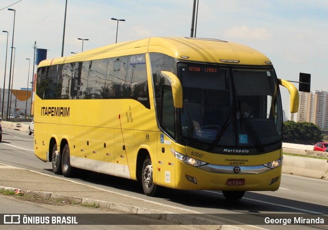 Viação Itapemirim 60067 na cidade de São Paulo, São Paulo, Brasil, por George Miranda. Número da foto: #8316448.