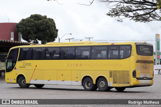 Viação Itapemirim 8705 na cidade de Vitória da Conquista, Bahia, Brasil, por Rodrigo Matheus. ID da foto: 8318151.