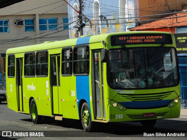 EMTRACOL - Empresa de Transportes Coletivos 03245 na cidade de Teresina, Piauí, Brasil, por Ruan Silva Andrade. Número da foto: #8315317.