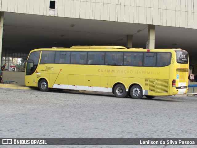 Viação Itapemirim 8827 na cidade de Caruaru, Pernambuco, Brasil, por Lenilson da Silva Pessoa. Número da foto: #8317786.