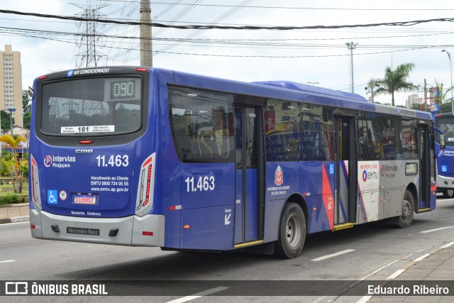 Viação Pirajuçara 11.463 na cidade de Taboão da Serra, São Paulo, Brasil, por Eduardo Ribeiro. ID da foto: 8315552.