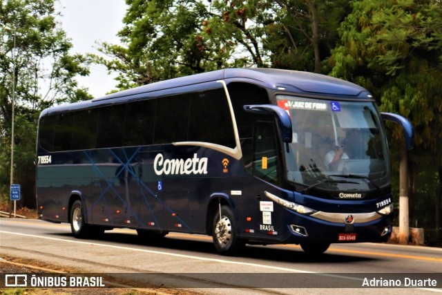 Viação Cometa 719554 na cidade de Paraíba do Sul, Rio de Janeiro, Brasil, por Adriano Duarte. ID da foto: 8316278.