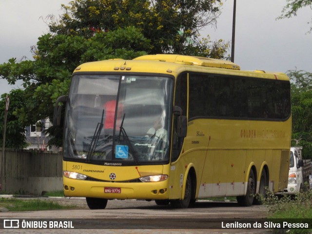 Viação Itapemirim 5801 na cidade de Caruaru, Pernambuco, Brasil, por Lenilson da Silva Pessoa. ID da foto: 8317587.