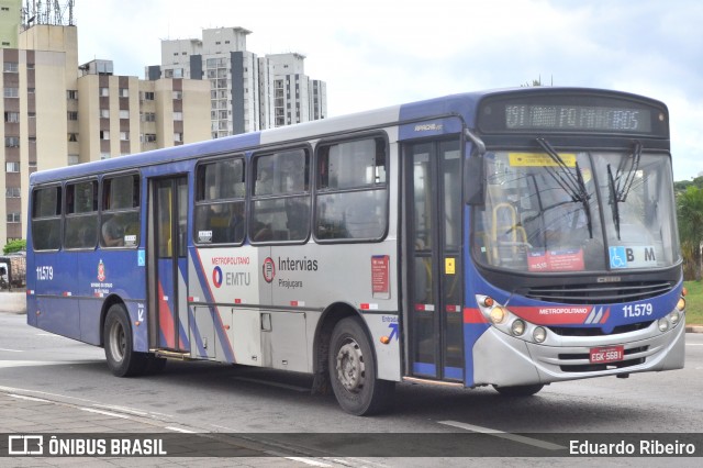 Viação Pirajuçara 11.579 na cidade de Taboão da Serra, São Paulo, Brasil, por Eduardo Ribeiro. ID da foto: 8315557.