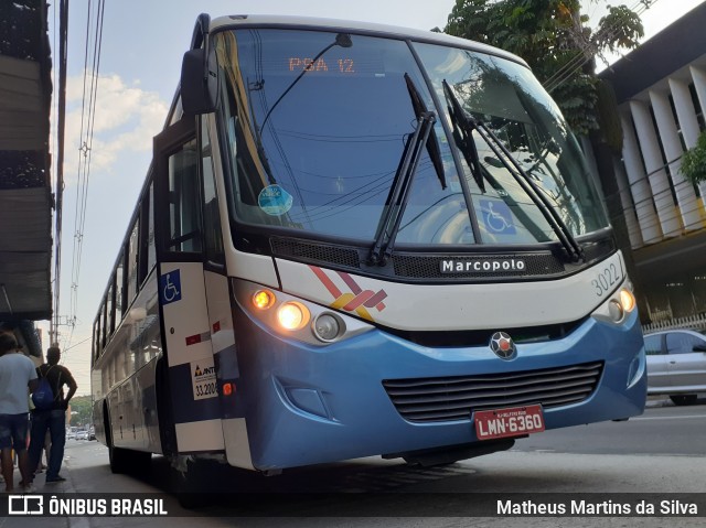 Solazer Transportes e Turismo 3022 na cidade de Volta Redonda, Rio de Janeiro, Brasil, por Matheus Martins da Silva. ID da foto: 8319108.