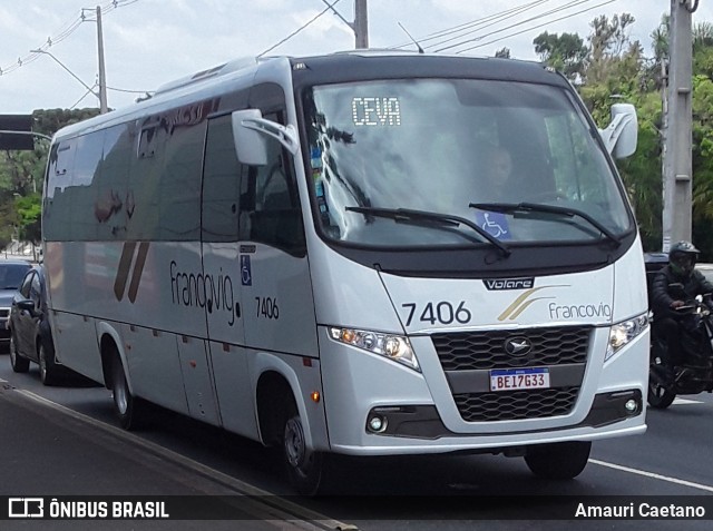 Francovig Transportes Coletivos 7406 na cidade de Curitiba, Paraná, Brasil, por Amauri Caetano. Número da foto: #8320440.