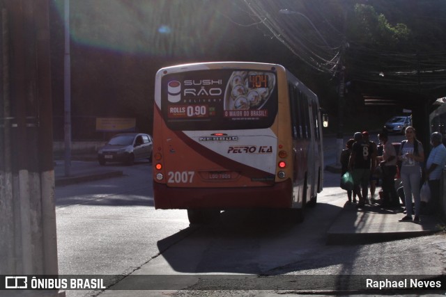 Petro Ita Transportes Coletivos de Passageiros 2007 na cidade de Petrópolis, Rio de Janeiro, Brasil, por Raphael Neves. ID da foto: 8318929.