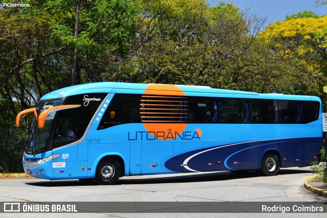 Litorânea Transportes Coletivos 5872 na cidade de São Paulo, São Paulo, Brasil, por Rodrigo Coimbra. ID da foto: 8320736.