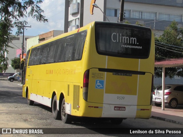 Viação Itapemirim 9539 na cidade de Caruaru, Pernambuco, Brasil, por Lenilson da Silva Pessoa. Número da foto: #8320882.