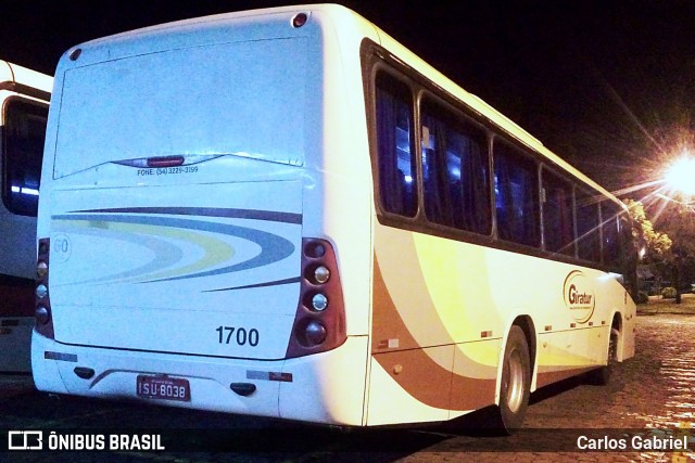 Viação Giratur 1700 na cidade de Caxias do Sul, Rio Grande do Sul, Brasil, por Carlos Gabriel. Número da foto: #8321388.
