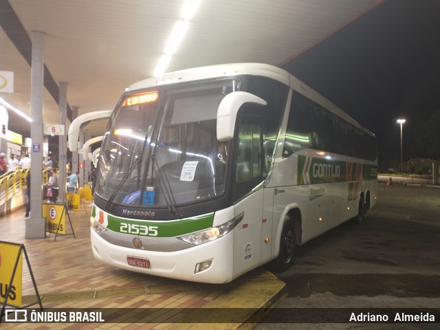 Empresa Gontijo de Transportes 21535 na cidade de João Monlevade, Minas Gerais, Brasil, por Adriano  Almeida. Número da foto: #8320343.