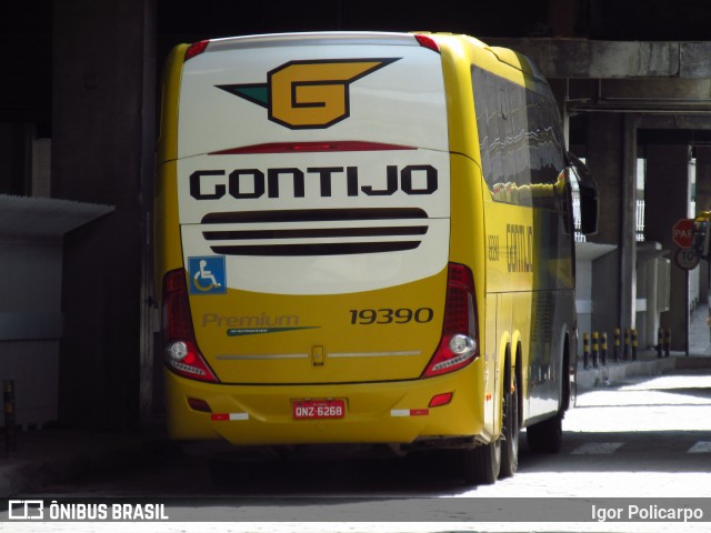 Empresa Gontijo de Transportes 19390 na cidade de Belo Horizonte, Minas Gerais, Brasil, por Igor Policarpo. ID da foto: 8320564.