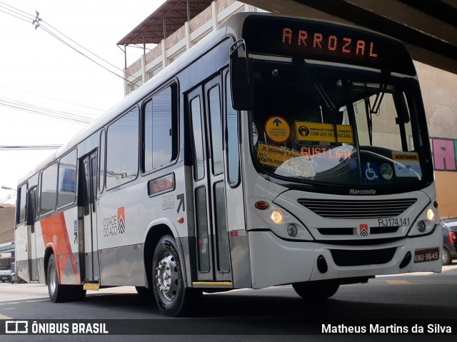 Viação Cidade do Aço RJ 174.141 na cidade de Volta Redonda, Rio de Janeiro, Brasil, por Matheus Martins da Silva. Número da foto: #8319093.