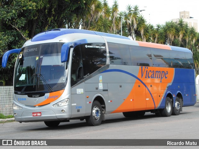 Vicampe Transportes e Turismo 2200 na cidade de Curitiba, Paraná, Brasil, por Ricardo Matu. Número da foto: #8319714.