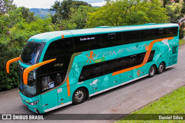 Viação Sampaio 11728 na cidade de São Lourenço, Minas Gerais, Brasil, por Daniel Silva. Número da foto: #8318966.