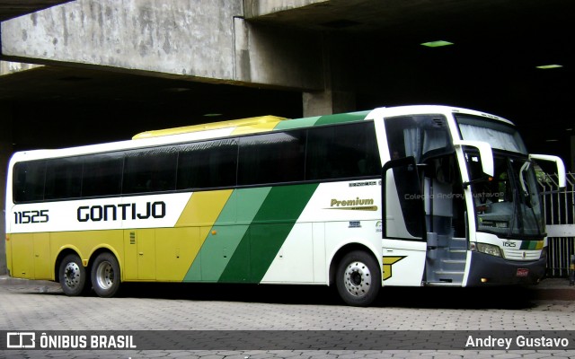 Empresa Gontijo de Transportes 11525 na cidade de Ribeirão Vermelho, Minas Gerais, Brasil, por Andrey Gustavo. Número da foto: #8319775.