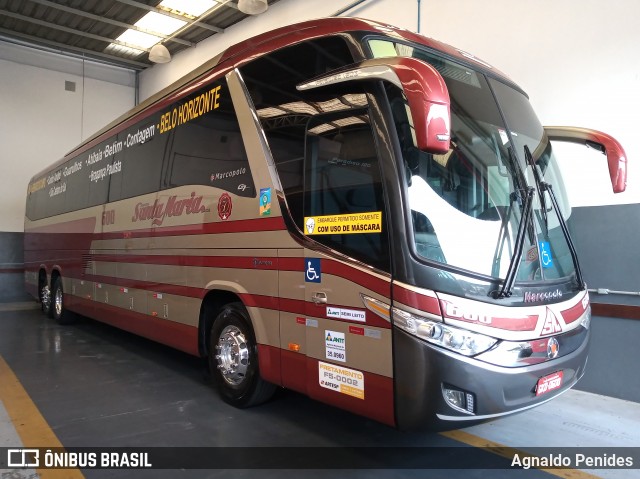 Santa Maria Fretamento e Turismo > Transportes Santa Maria(SP) 600 na cidade de São Bernardo do Campo, São Paulo, Brasil, por Agnaldo Penides. Número da foto: #8318976.