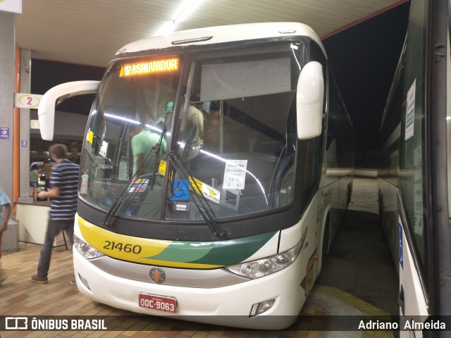 Empresa Gontijo de Transportes 21460 na cidade de João Monlevade, Minas Gerais, Brasil, por Adriano  Almeida. Número da foto: #8320360.
