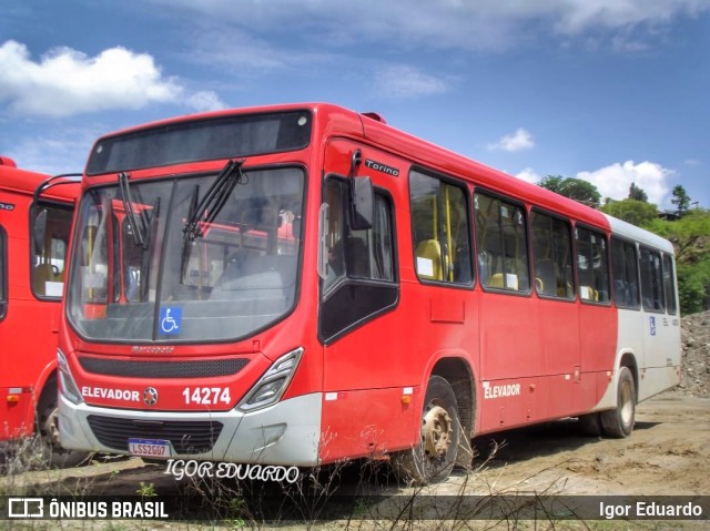 Expresso Unir 14274 na cidade de Pedro Leopoldo, Minas Gerais, Brasil, por Igor Eduardo. Número da foto: #8321707.