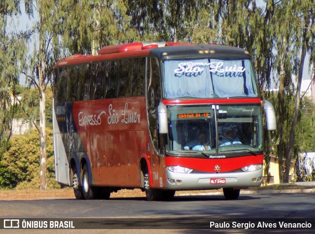 Expresso São Luiz 7360 na cidade de Cuiabá, Mato Grosso, Brasil, por Paulo Sergio Alves Venancio. Número da foto: #8322725.