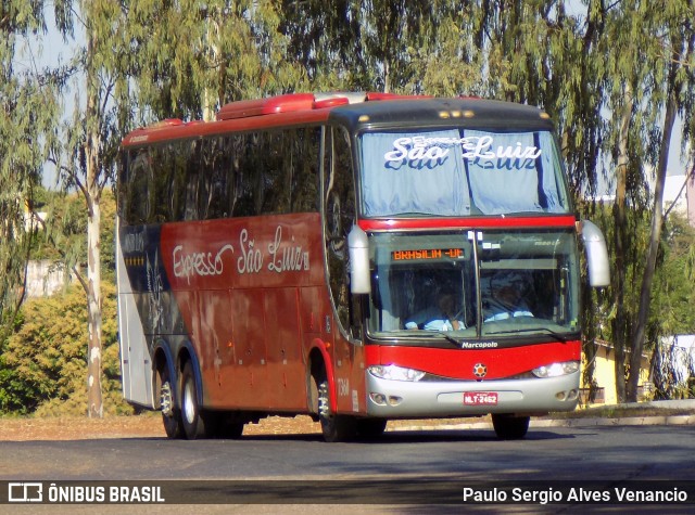 Expresso São Luiz 7360 na cidade de Cuiabá, Mato Grosso, Brasil, por Paulo Sergio Alves Venancio. ID da foto: 8322725.