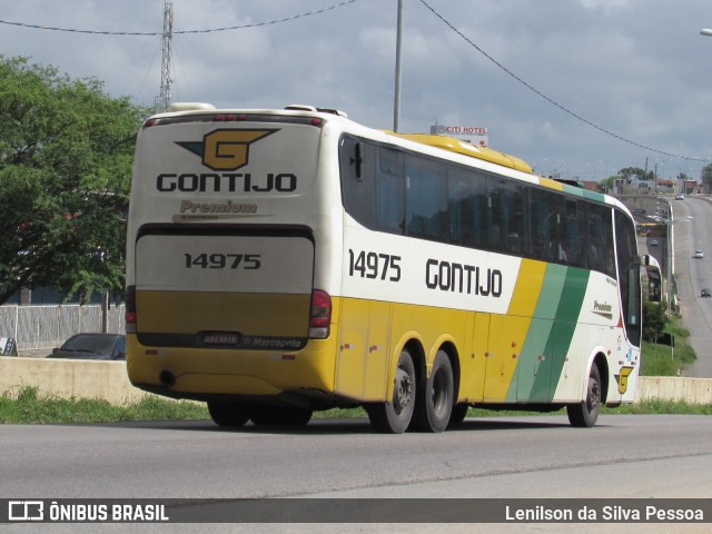 Empresa Gontijo de Transportes 14975 na cidade de Caruaru, Pernambuco, Brasil, por Lenilson da Silva Pessoa. ID da foto: 8323452.