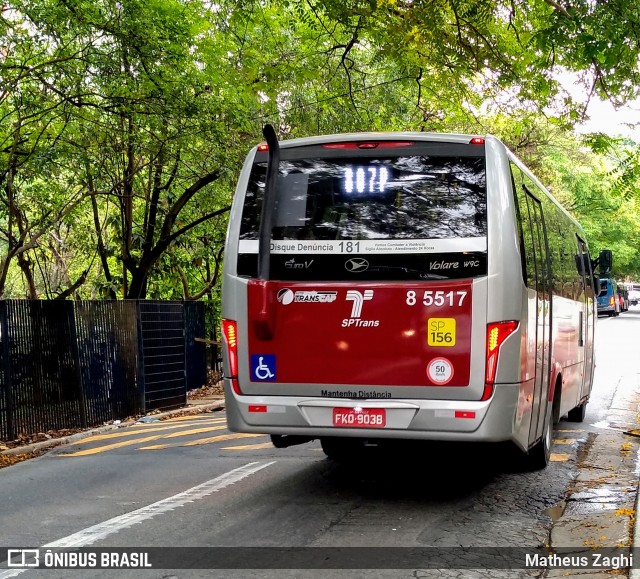 Auto Viação Transcap >> Auto Bless Transportes 8 5517 na cidade de São Paulo, São Paulo, Brasil, por Matheus Zaghi. Número da foto: #8322434.